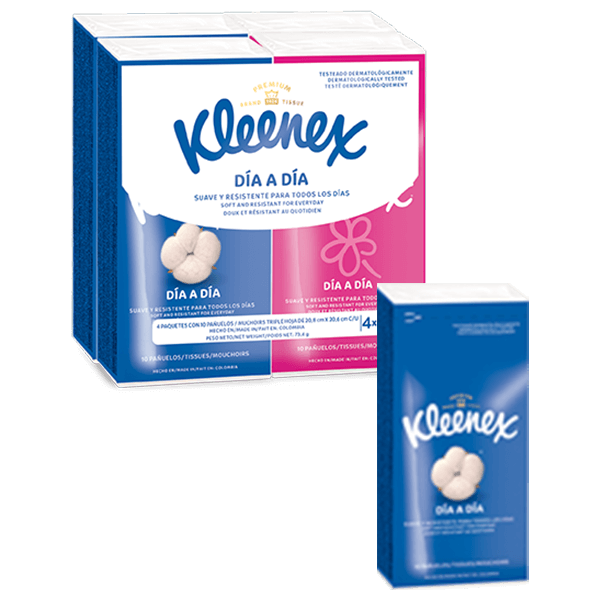 Kleenex pocket azul premium 40 pañuelos